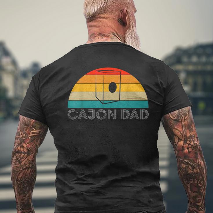 Vintage Retro Cajon Dadater Papaatertag T-Shirt mit Rückendruck Geschenke für alte Männer