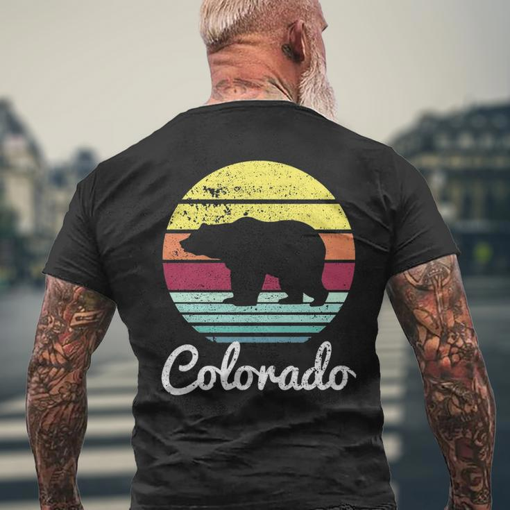 Vintage Retro Co Colorado Wildlife Bear Adventure Men's T-shirt Back Print Gifts for Old Men