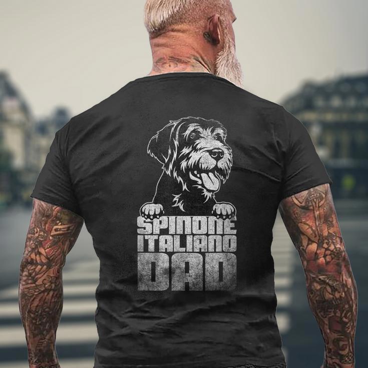 Vintage Spinone Italiano Papa Spinone Italiano Hund T-Shirt mit Rückendruck Geschenke für alte Männer