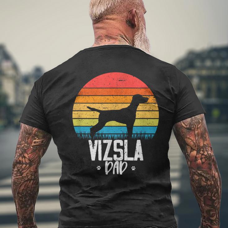 Vizsla Hund Papa Papa Für Eltern T-Shirt mit Rückendruck Geschenke für alte Männer