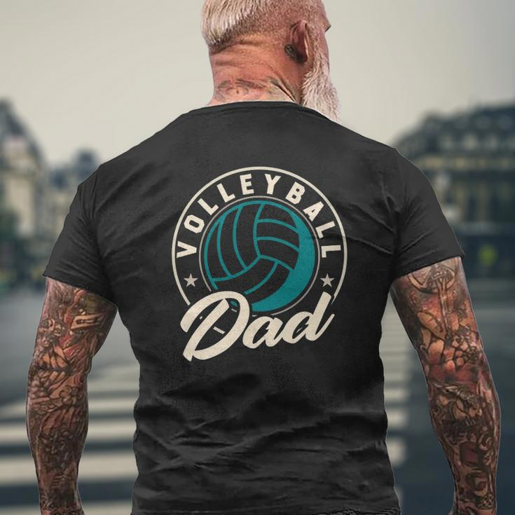 Volleyball Dad For Beach Sports Player And Volleyball Dad Mens Back Print T-shirt Gifts for Old Men