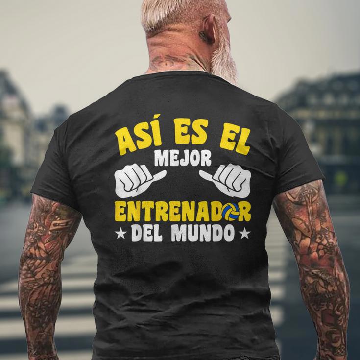 Volleyballoleibol El Mejor Entrenador Del Mundo Deporte Camiseta Hombre Estampado Espalda Regalos para ancianos