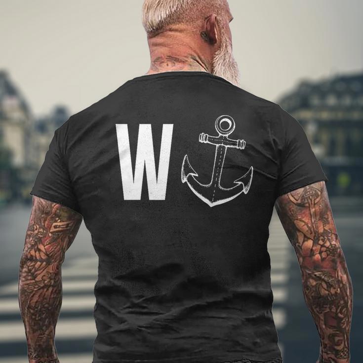 W Anchor W'anker T-Shirt mit Rückendruck Geschenke für alte Männer