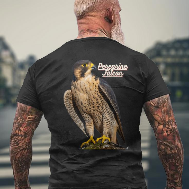 Wanderfalke Bird Watcher Bird Lover T-Shirt mit Rückendruck Geschenke für alte Männer