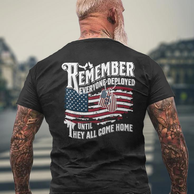 We Wear Red Friday Military Support Our Troops Deployment Men's T-shirt Back Print Gifts for Old Men