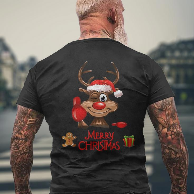 Weihnachts Feiertage Geschenk Geschenkidee Nikolaus T-Shirt mit Rückendruck Geschenke für alte Männer