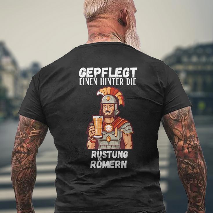 Well-Cared For Eine Hinter Die Armour Romen Party Son Slogan T-Shirt mit Rückendruck Geschenke für alte Männer