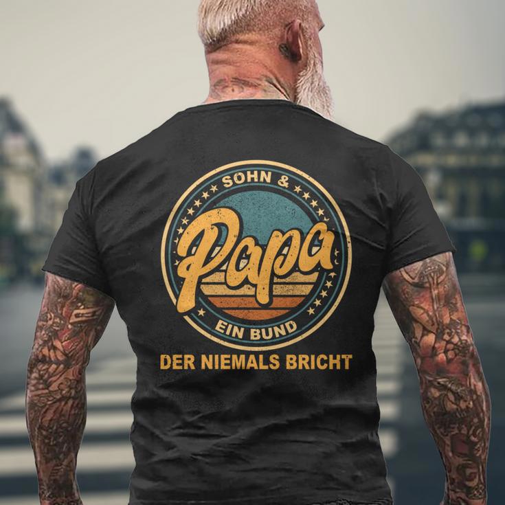 Weltbester Papaatertag Sohnater T-Shirt mit Rückendruck Geschenke für alte Männer