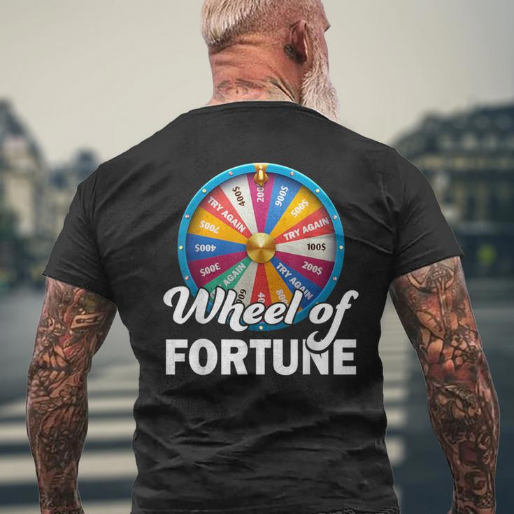 Wheel Of Fortune Clothes Fathers Day Wheel Of Fortune Dad Men's T-shirt Back Print Gifts for Old Men