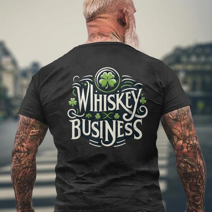 Whiskeys Business Men's T-shirt Back Print Gifts for Old Men