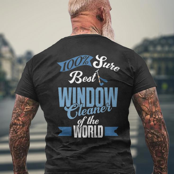 Window Cleaner For Washer Dad Men Husband Men's T-shirt Back Print Gifts for Old Men
