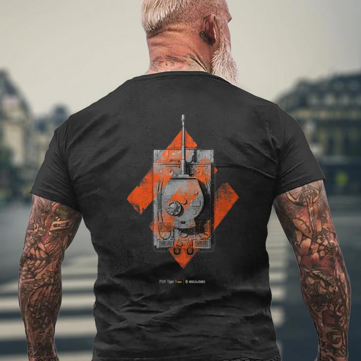 World Of Tanks Tiger I Heavy T-Shirt mit Rückendruck Geschenke für alte Männer