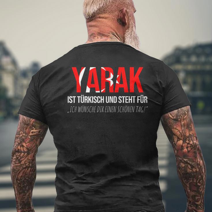 Yarak Schwanz Turkey Turkey Dummer Slogan Schöne Tag S T-Shirt mit Rückendruck Geschenke für alte Männer