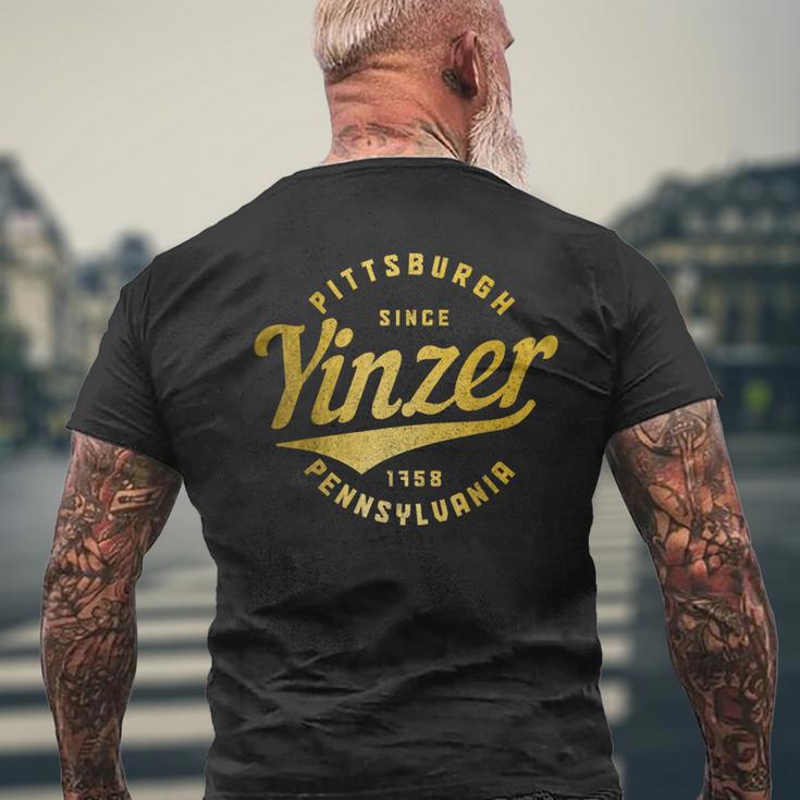 Yinzer Pittsburgh Pennsylvania Vintage Pa Pride Yinz Men's T-shirt Back Print Gifts for Old Men