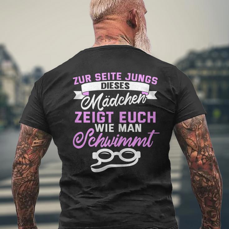 Zur Seite Jungs Dieser Mädchen Show Euch Schweerin T-Shirt mit Rückendruck Geschenke für alte Männer