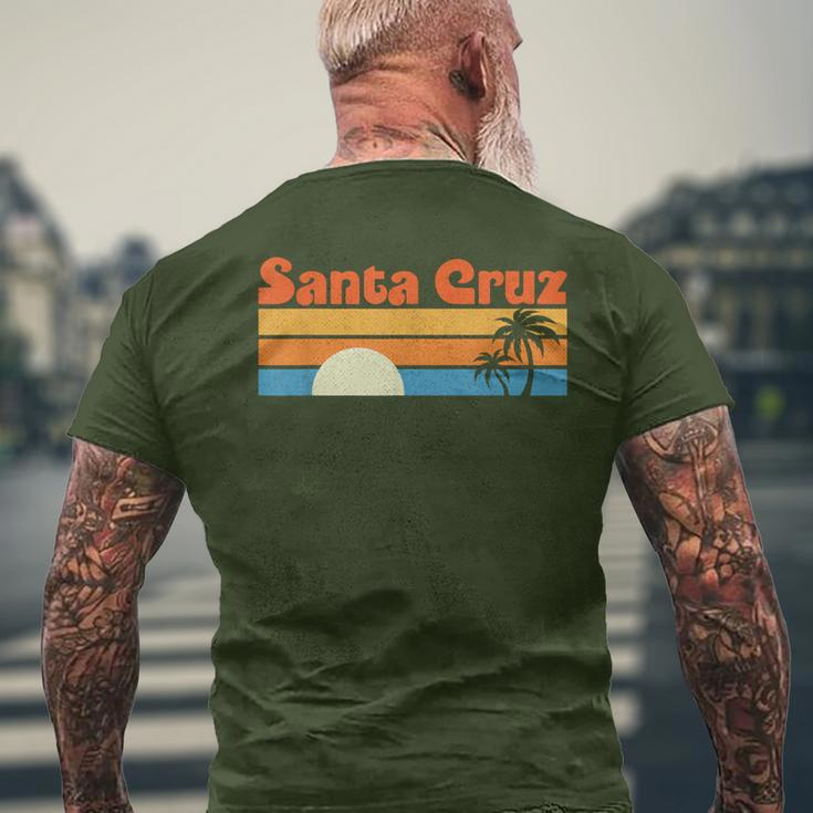 70S 80S Ca City Santa Cruz S T-Shirt mit Rückendruck Geschenke für alte Männer