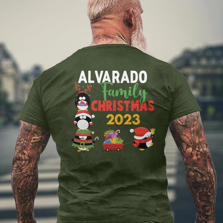 Alvarado Family Name Alvarado Family Christmas Men's T-shirt Back Print Gifts for Old Men