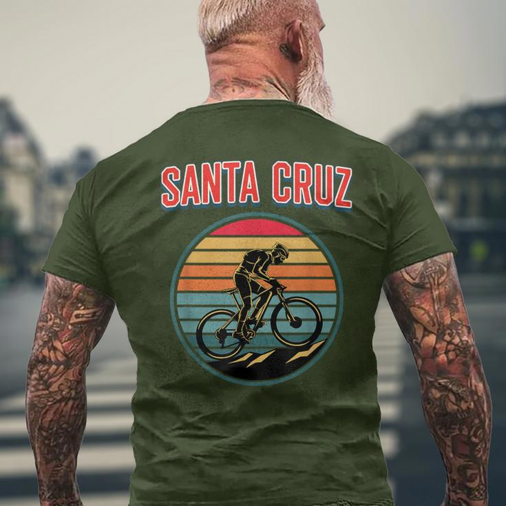 Bicycle Retro Vintage Santa Cruz Summer Cycling T-Shirt mit Rückendruck Geschenke für alte Männer
