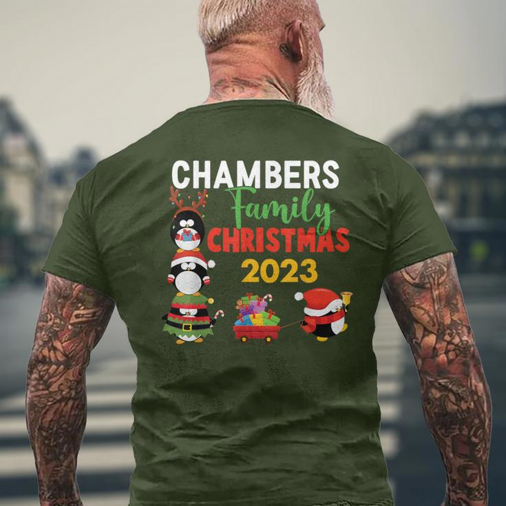 Chambers Family Name Chambers Family Christmas Men's T-shirt Back Print Gifts for Old Men