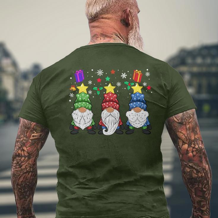 Christmas Garden Gnome Christmas Gnome Or Gnome T-Shirt mit Rückendruck Geschenke für alte Männer