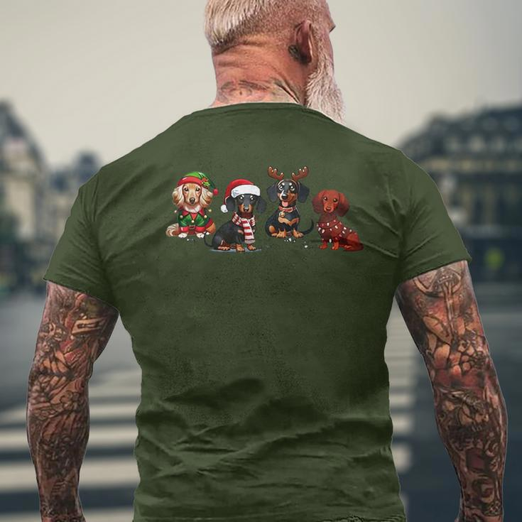 Crusoe And Friends Christmas Time 2023 Men's T-shirt Back Print Gifts for Old Men