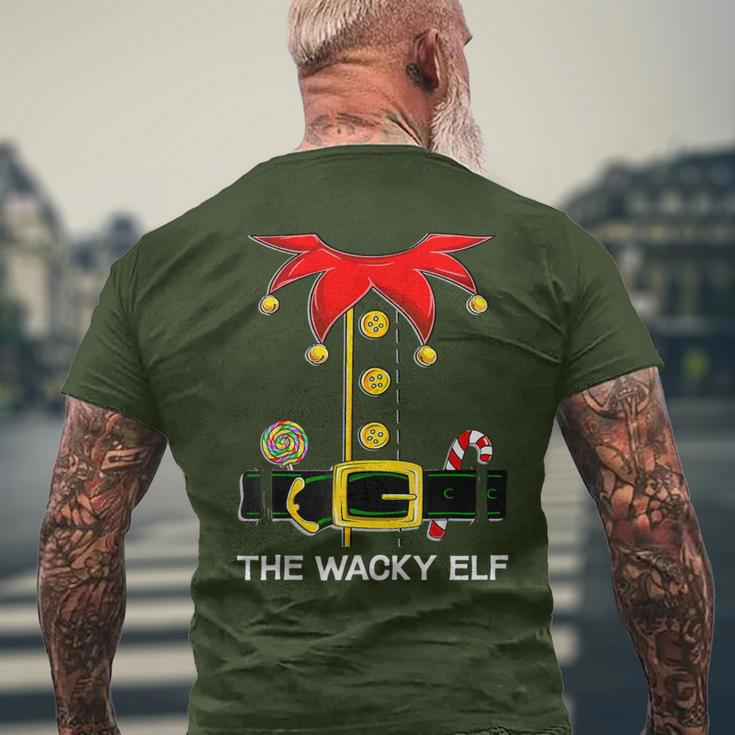 Elf Group Family Matching The Wacky Elf Christmas Men's T-shirt Back Print Gifts for Old Men