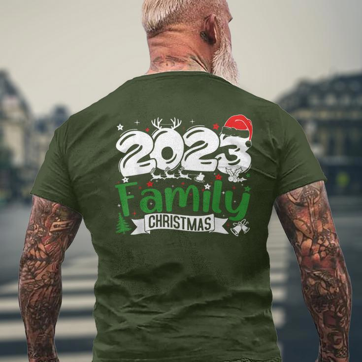 Family Christmas 2023 Matching Family Christmas Pajama Men's T-shirt Back Print Gifts for Old Men
