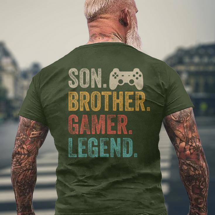 Gaming For Nage Boys 8-16 Year Old Christmas Gamer Men's T-shirt Back Print Gifts for Old Men