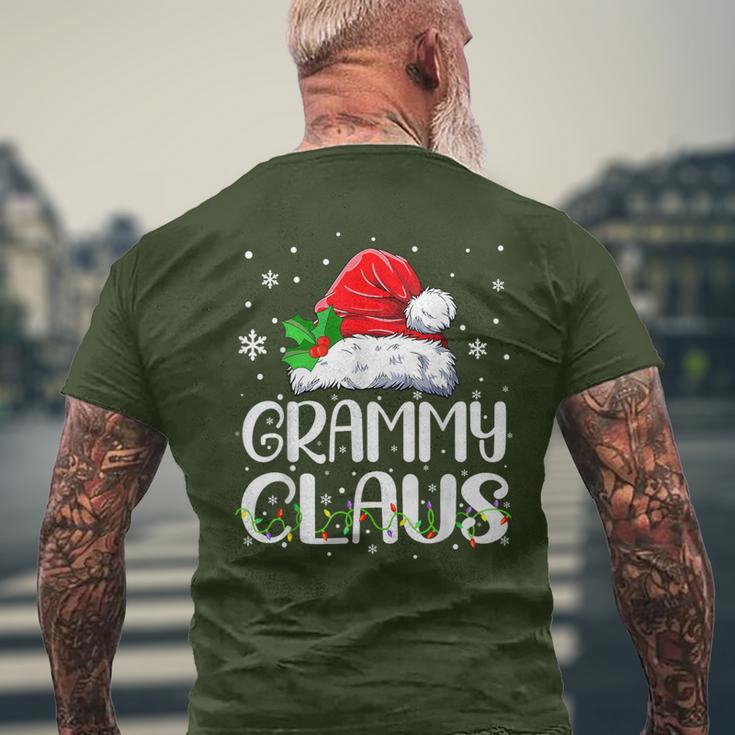 Grammy Claus Christmas Pajama Family Matching Xmas Men's T-shirt Back Print Gifts for Old Men