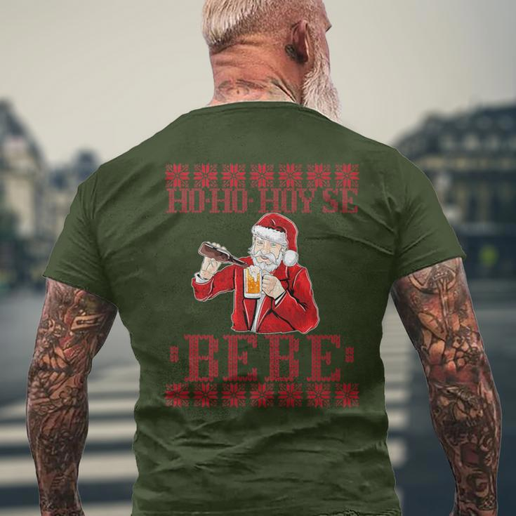 Hoy Se Bebe Ugly Christmas Dominican Men's T-shirt Back Print Gifts for Old Men