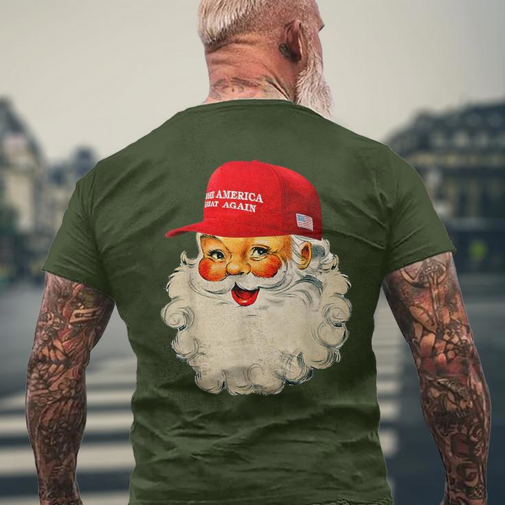 Maga Santa Make America Great All Over Again Magaa Men's T-shirt Back Print Gifts for Old Men