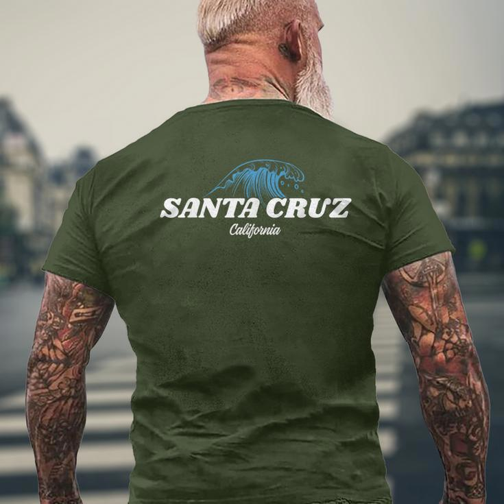 Santa Cruz California Vintage Retro 80S Surfer T-Shirt mit Rückendruck Geschenke für alte Männer