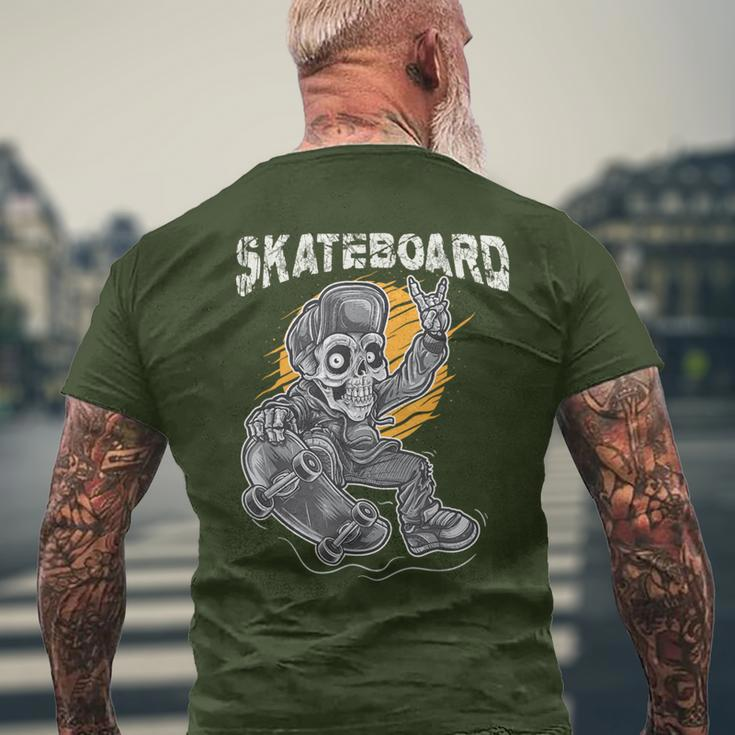 Santa Cruz Skateboard Retro Vintage Skateboarding Skull Boy Men's T-shirt Back Print Gifts for Old Men