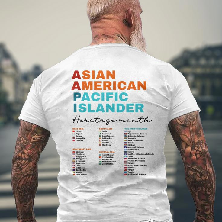 Aapi Asian American And Pacific Islander Heritage Month 2024 Men's T-shirt Back Print Gifts for Old Men