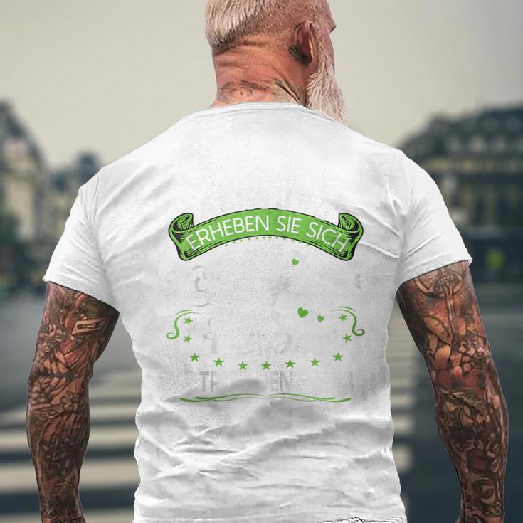 Achtung Seine Majestät Der Papaatertagsgeschenk Spruch Kapuzenjacke T-Shirt mit Rückendruck Geschenke für alte Männer