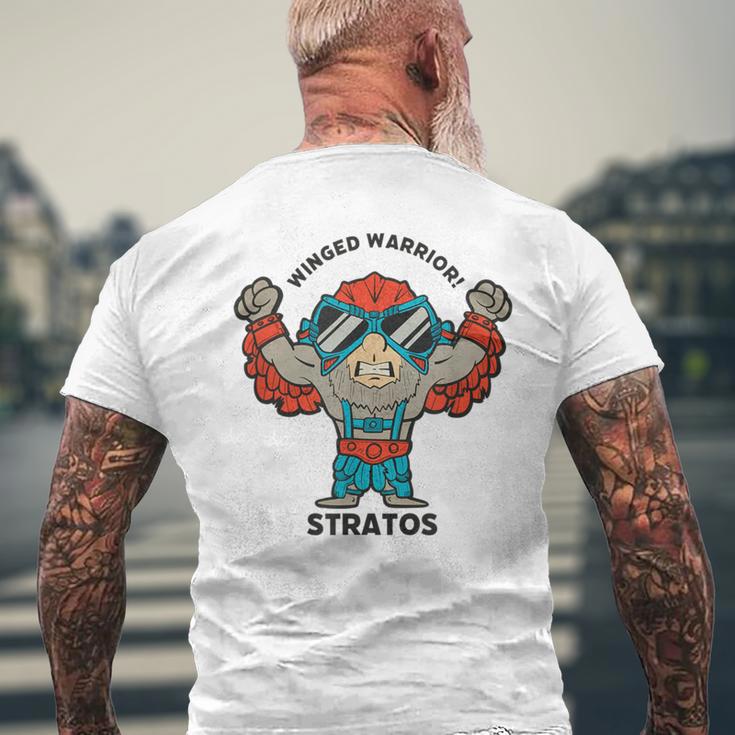 Adorable Stratos He Man Toy 1980 Gray T-Shirt mit Rückendruck Geschenke für alte Männer