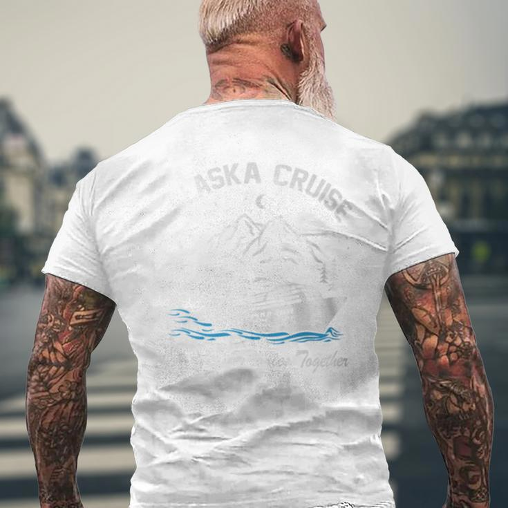 Alaska Cruise 2024 Matching Family Friends Group Alaskan Men's T-shirt Back Print Gifts for Old Men