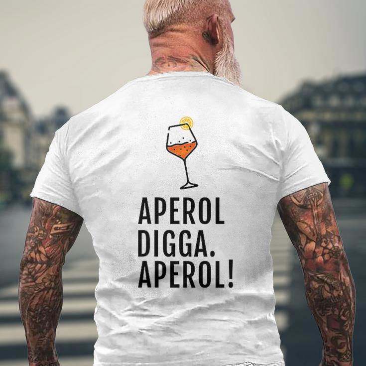 Aperol Digga Aperol Spritz Gray T-Shirt mit Rückendruck Geschenke für alte Männer