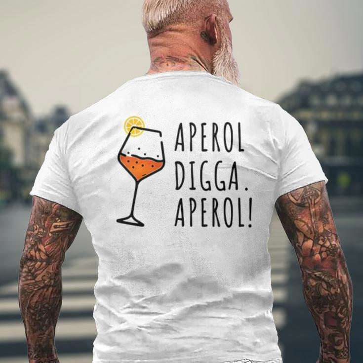 Aperol Digga Summer Alcohol Aperol Spritz S T-Shirt mit Rückendruck Geschenke für alte Männer