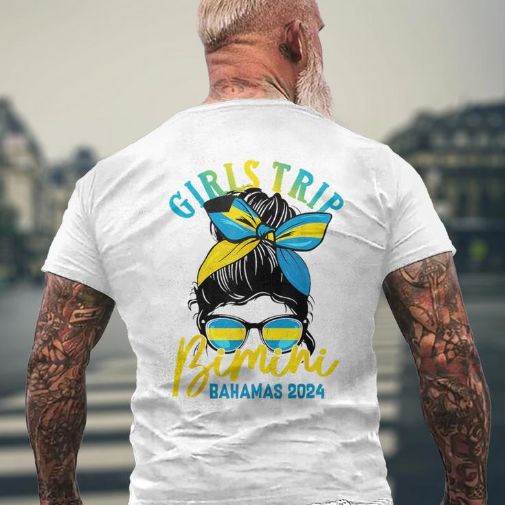 Bimini Bahamas Girls Trip 2024 Best Friend Vacation Party Men's T-shirt Back Print Gifts for Old Men