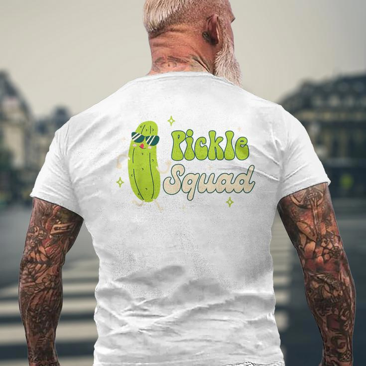 Bridesmaid Bride Babe Pickle Lover Bachelorette Pickle Squad Men's T-shirt Back Print Gifts for Old Men
