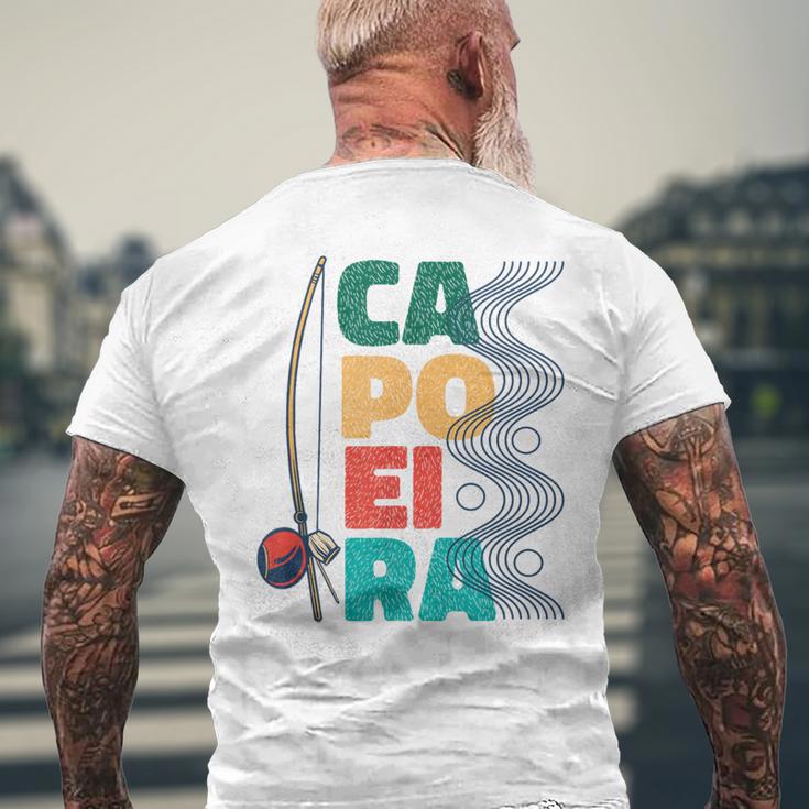 Capoeira Berimbau Music Instrument Brazilian T-Shirt mit Rückendruck Geschenke für alte Männer