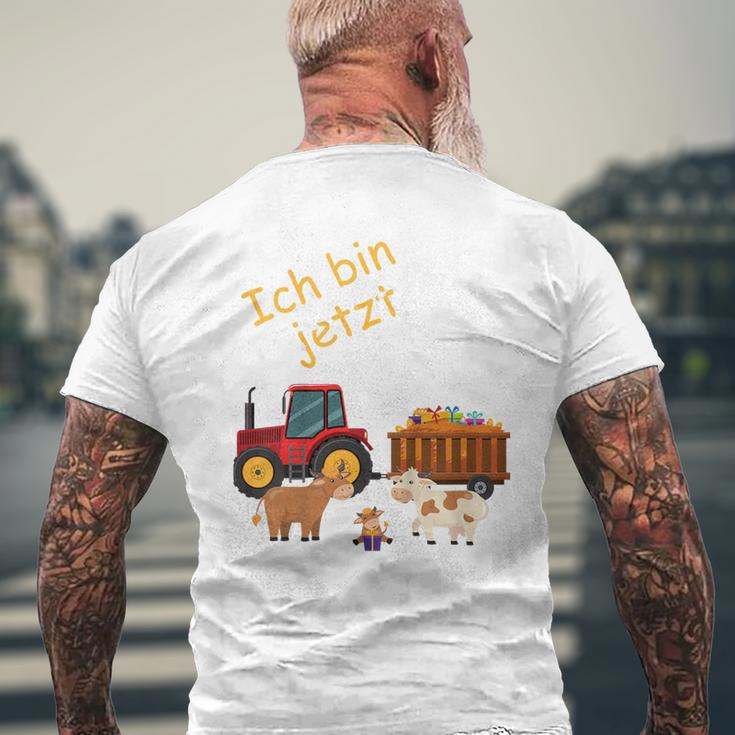 Children's Ich Bin 3 Jahre 3 Jahre Dritter Mit Kühen German T-Shirt mit Rückendruck Geschenke für alte Männer