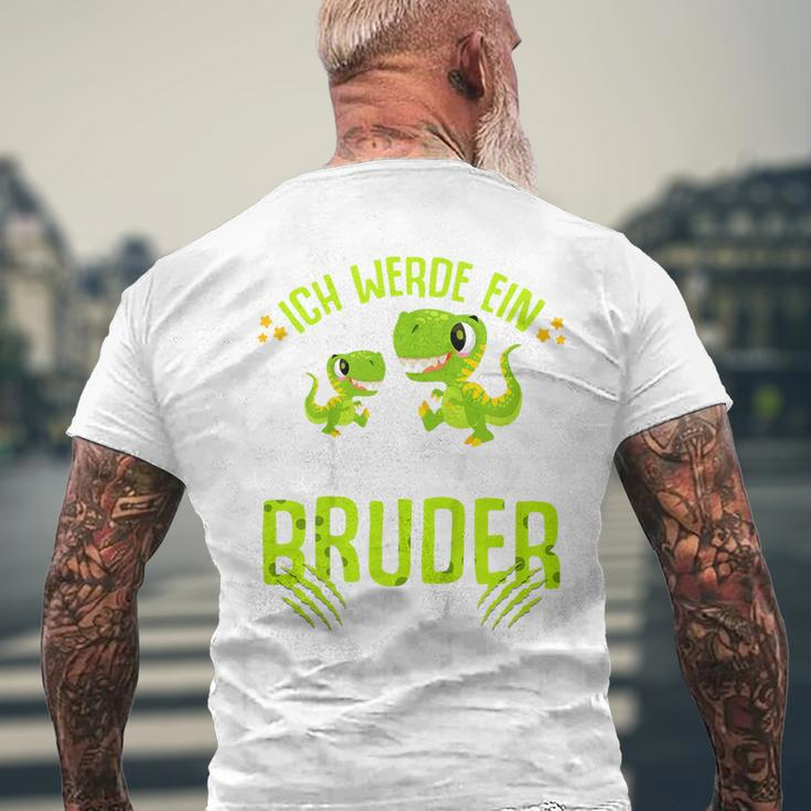 Children's Ich Werde Ein Große Bruder 2024 Dinosaur Dino T-Shirt mit Rückendruck Geschenke für alte Männer