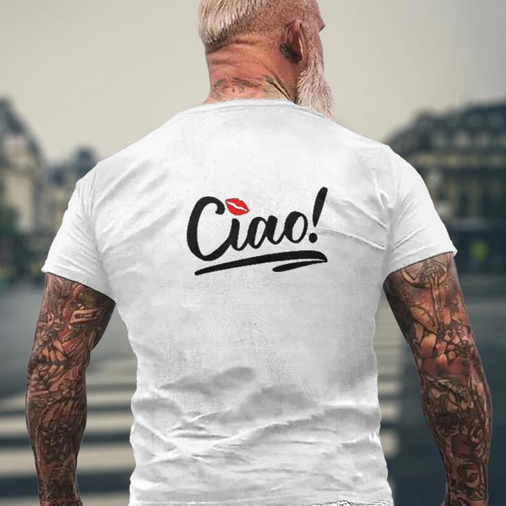 Ciao Mens Back Print T-shirt Gifts for Old Men