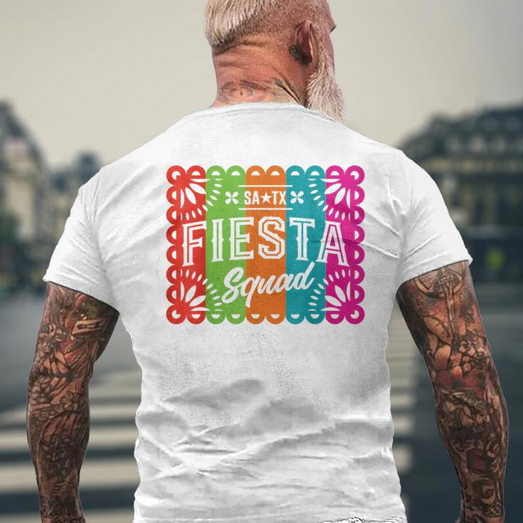 Cinco De Mayo 2024 Fiesta Squad Fiesta San Antonio Texas Men's T-shirt Back Print Gifts for Old Men