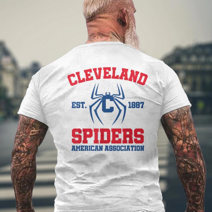 Cleveland Spiders Baseball Fan Men's T-shirt Back Print Gifts for Old Men