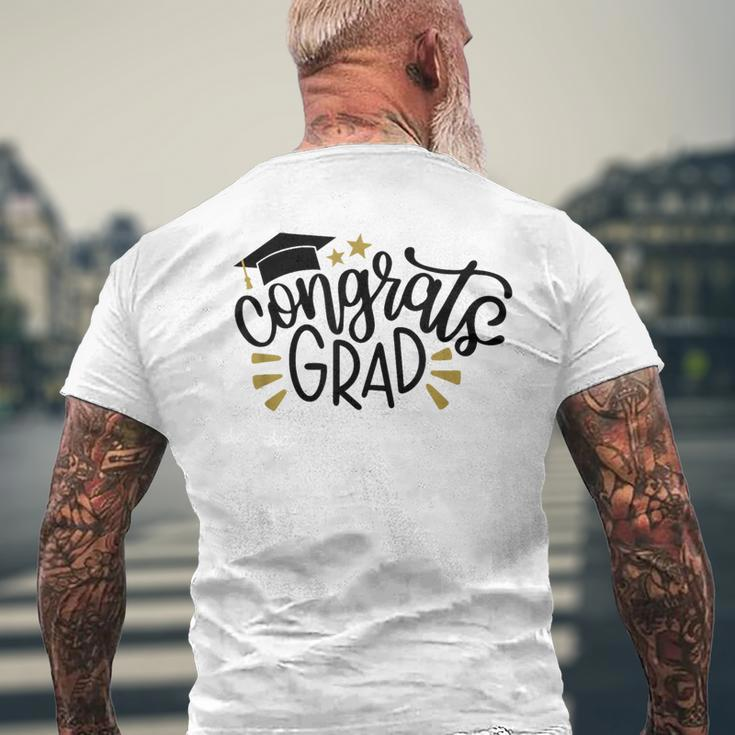 Congrats Grad Graduation Senior 2023 Class Of 2023 Men's T-shirt Back Print Gifts for Old Men