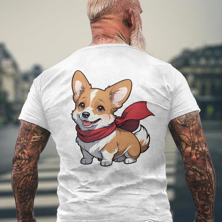 Corgi Geschenke Für Corgi-Liebhaber Corgi Damen Corgi Dog T-Shirt mit Rückendruck Geschenke für alte Männer