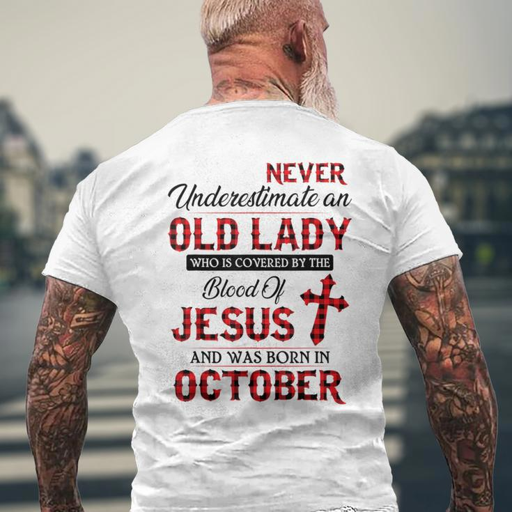 Who Is Covered By-October Men's T-shirt Back Print Gifts for Old Men